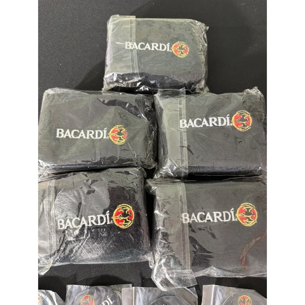 Bacardi Wristband &‎ LED LightPad Bundle 15pc Set Black New Promo Barware